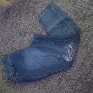 Distressed PLUS Skinny Jegging